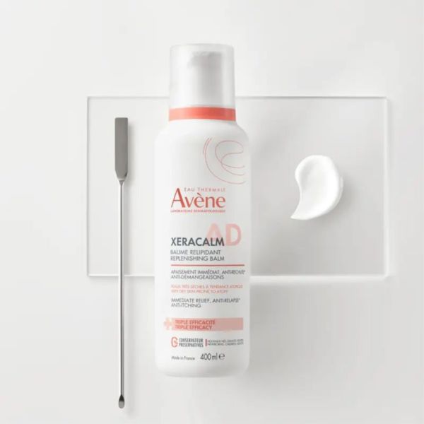 Avène XeraCalm AD Baume Relipidant 400ml – Soin anti-grattage pour peaux atopiques