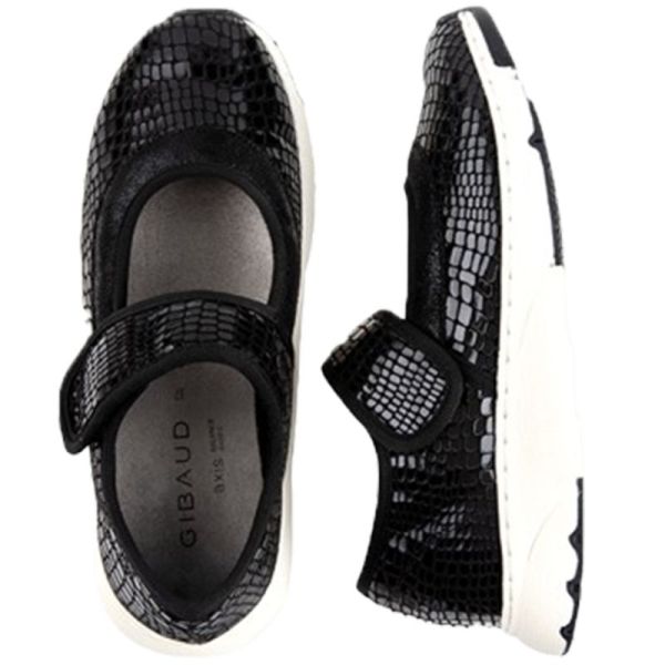 Gibaud CHUT Otonom Sofia Noir - Chaussures Stabilité Femme Pieds Déformés