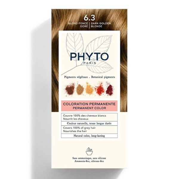 Phyto PhytoColor Kit coloration permanente 6,3 Blond Foncé Doré