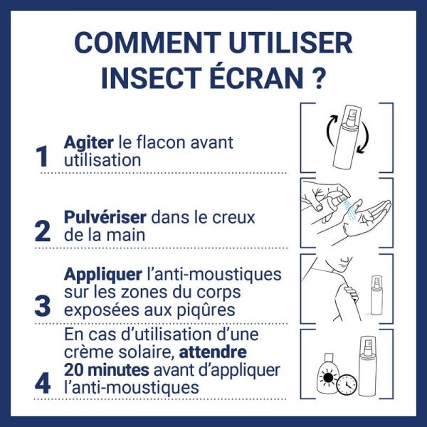 Insect Ecran Anti-Moustiques Spray Spécial Tropiques - 75ml - Protection renforcée en zone tropicale
