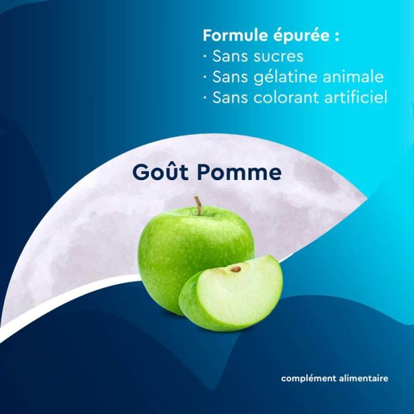 Bayer Santé Euphytose Nuit - Goût Pomme - Aide à l'Endormissement - 30 Gommes