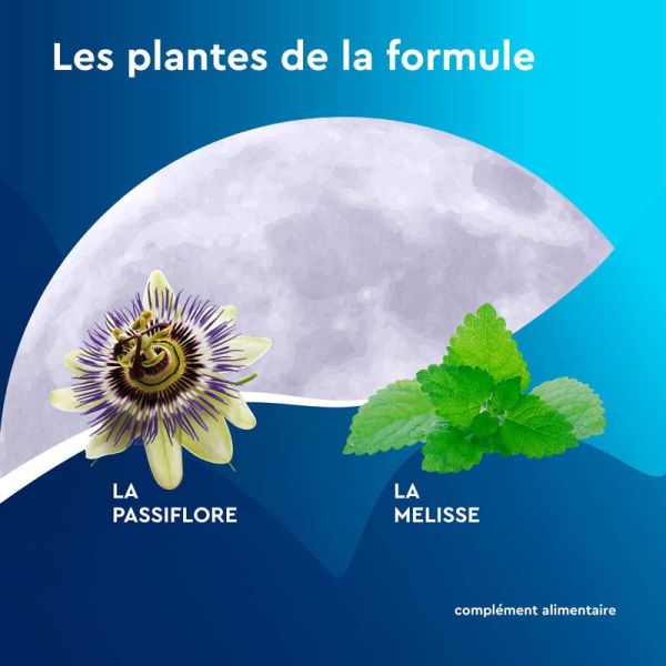 Bayer Santé Euphytose Nuit - Goût Pomme - Aide à l'Endormissement - 30 Gommes