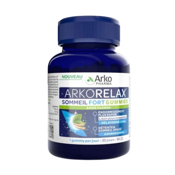 Arkopharma Arkorelax® Sommeil Fort Gummies Endormissement - 30 Gummies