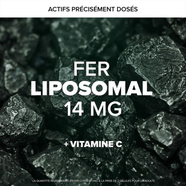 Arkopharma Arkogelules Fer Liposomal 60 Gélules – Énergie, immunité et réduction de la fatigue