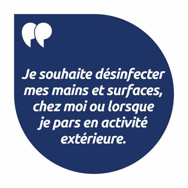 Baccide Lingettes Désinfectantes Mains et Surfaces - 70 Lingettes
