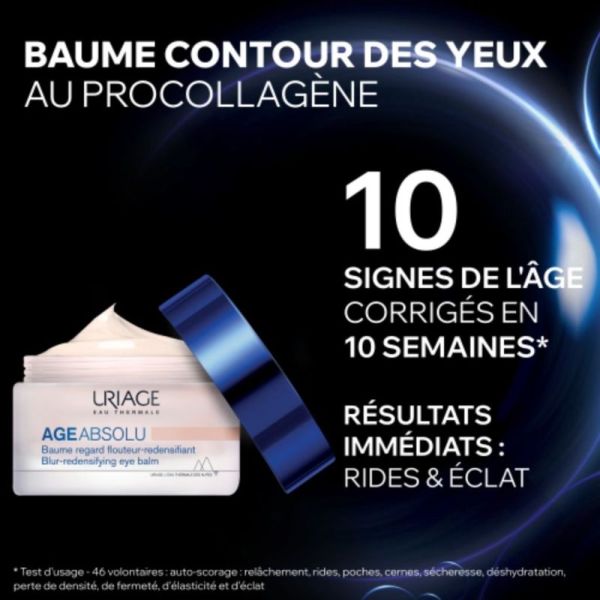 Uriage Age Absolu Baume Regard Flouteur Redensifiant - 15 ml - Effet combleur et éclat du regard
