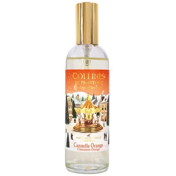 Collines de Provence Parfum d'Intérieur Cannelle Orange 100ml – Ambiance chaleureuse