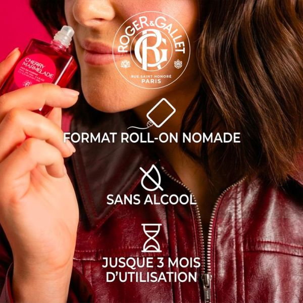 Roger & Gallet Cherry Marmelade Eau De Parfum Roll-On 15ml – Gourmandise et éclat