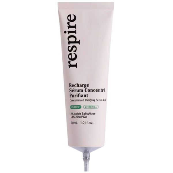 Respire Sérum Concentré Purifiant Recharge 30ml – Soin anti-imperfections