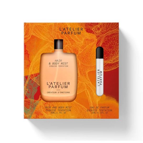 L’Atelier Parfum Coffret Mist Exquise Tentation Parfum Gourmand - 2 Soins