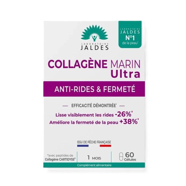 Jaldes Collagène Marin Ultra Élasticité & Fermeté de la Peau - 60 Gélules