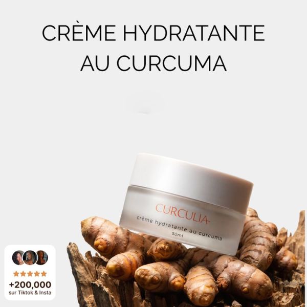 Curculia Crème Hydratante Au Curcuma 50ml – Éclat et anti-imperfections