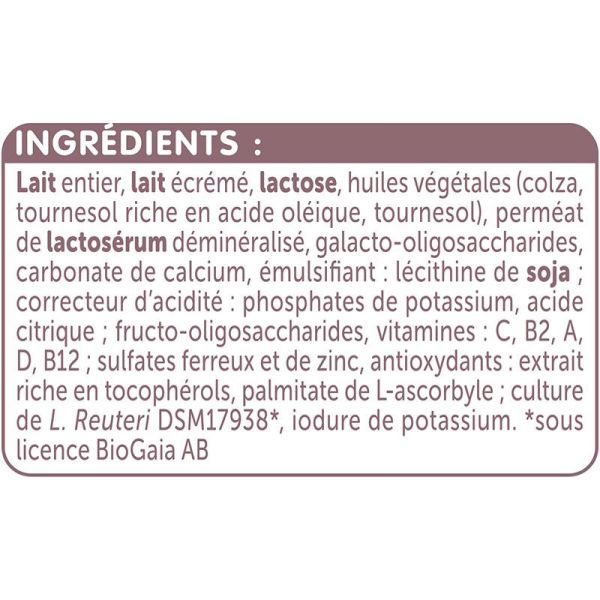 Guigoz Lait Infantile Gest Croissance Lait 3ème Âge 800g