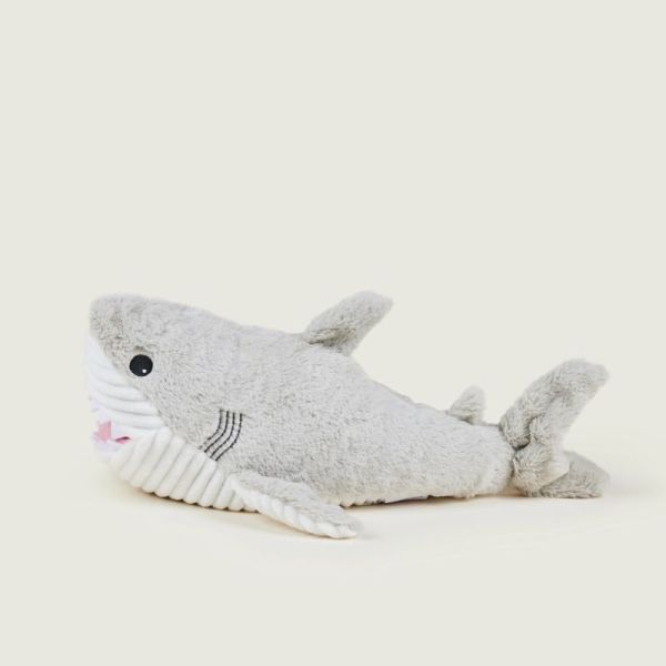 Soframar Warmies Bouillotte peluche déhoussable Requin 33 cm - Chaleur réconfortante