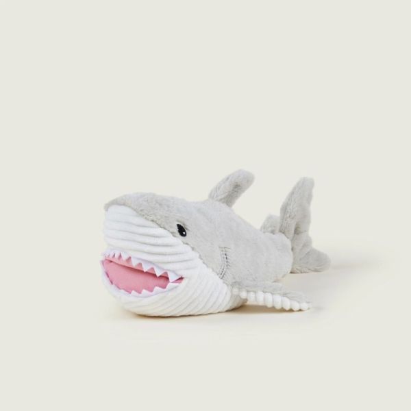 Soframar Warmies Bouillotte peluche déhoussable Requin 33 cm - Chaleur réconfortante