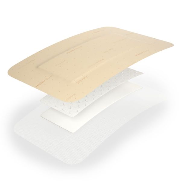 Molnlycke Health Care Mepilex Border Flex EM - 6 x 12 cm - 10 pansements - Confort, protection et cicatrisation
