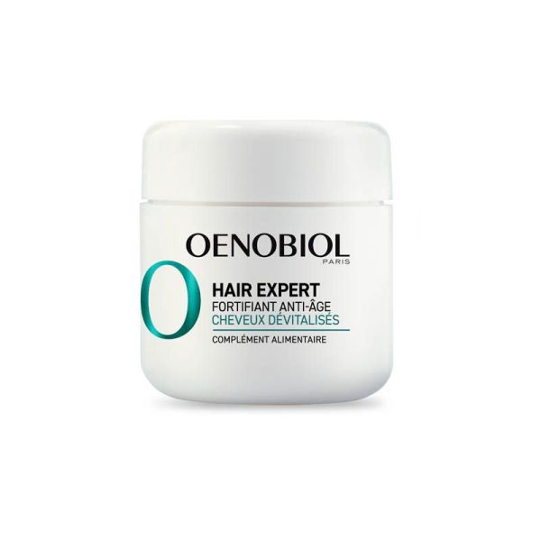 Oenobiol Hair Expert Fortifiant Anti-âge - 2 x 30 Capsules - Vitalité et densité des cheveux matures