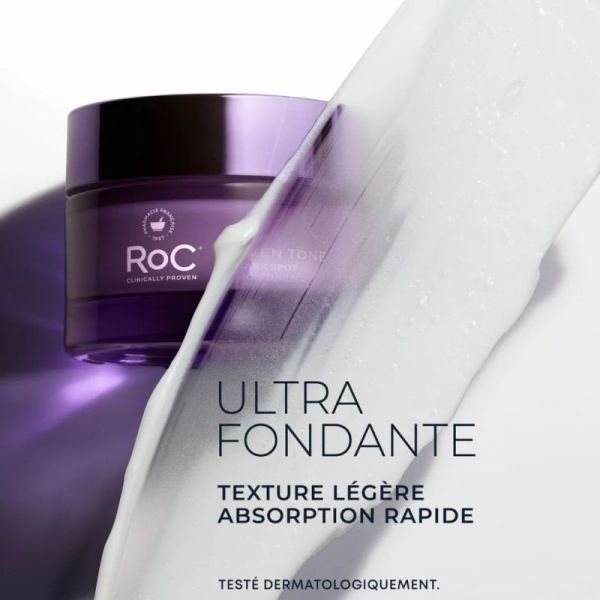 RoC Even Tone Unifiant Tâches Crème Jour/Nuit 50 ml - Réduit visiblement les tâches