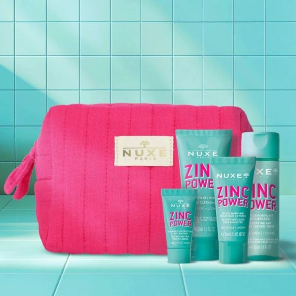 Nuxe Trousse Ma Routine Anti-boutons Zinc Power - 4 étapes pour une peau purifiée