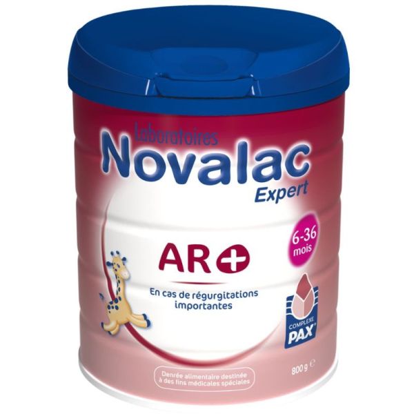 Novalac Expert AR+ Lait en Poudre Anti-Régurgitations 6-36 Mois - 800g