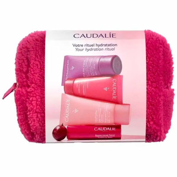 Caudalie Trousse Hiver Routine Cocooning - Pour nettoyer, hydrater, sublimer et nourrir