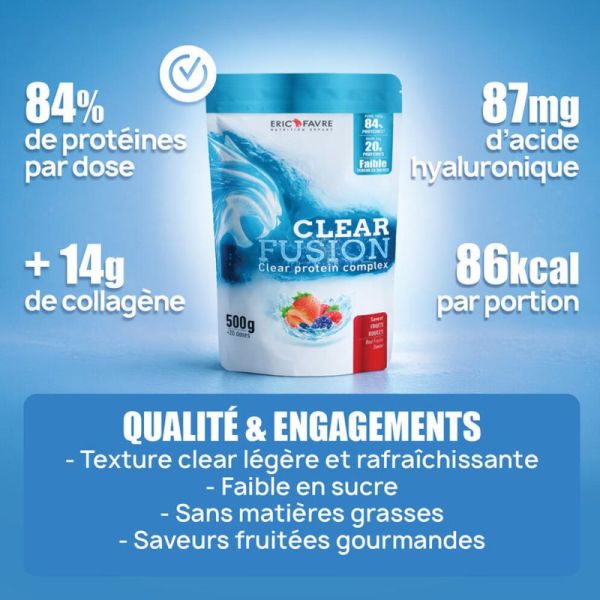 Eric Favre Clear Fusion Passion 500g – Développement musculaire et confort articulaire