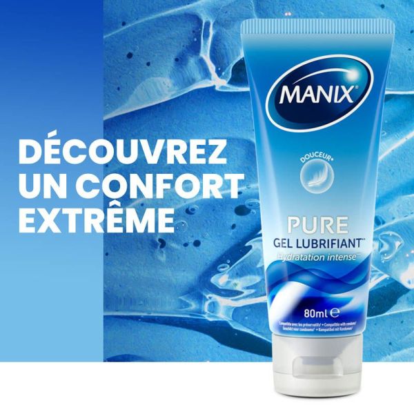 Manix Pure Gel Lubrifiant Intime - 80 ml