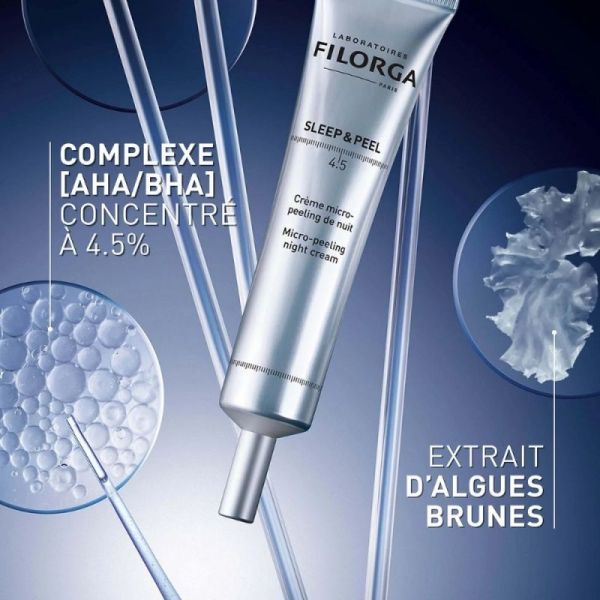 Filorga Sleep&peel 4.5 crème de nuit micro peeling anti-rides 40ml
