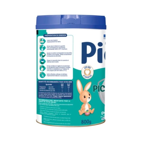 Picot Picogest 2e âge (6-12 mois) 800g - Répond aux besoins nutritionnels des nourrissons dès la naissance