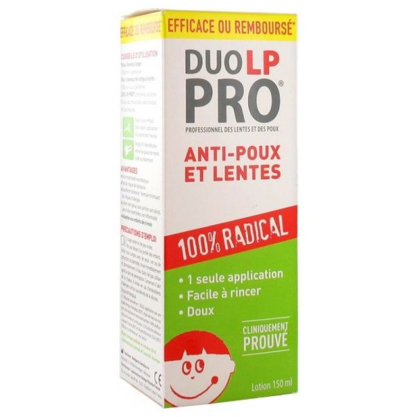 Duo LP Pro Lotion Anti-Poux et Lentes 150ml + Peigne