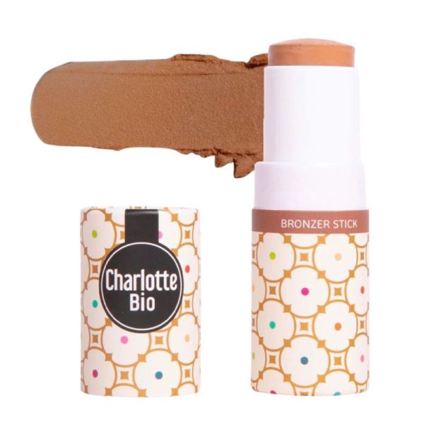 Charlotte Bio Bronzer en Stick Bio Brun Taupe Effet Bonne Mine - 5g
