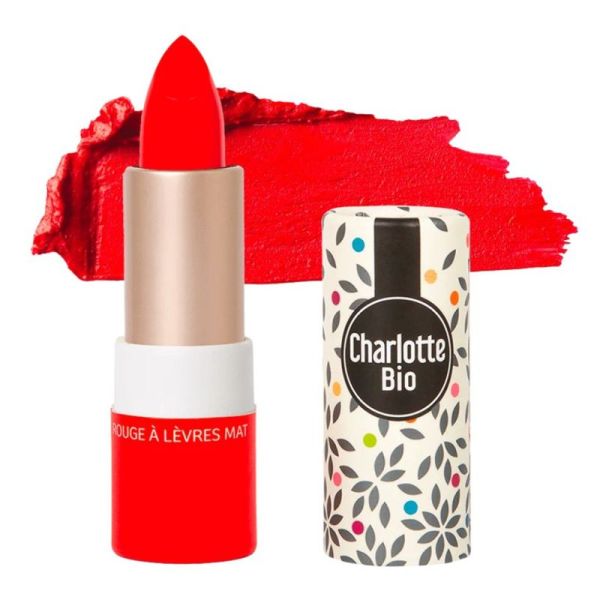 Charlotte Bio Stick Rouge à Lèvres Mat Couleur Intense & Fini Mat - 3.5g