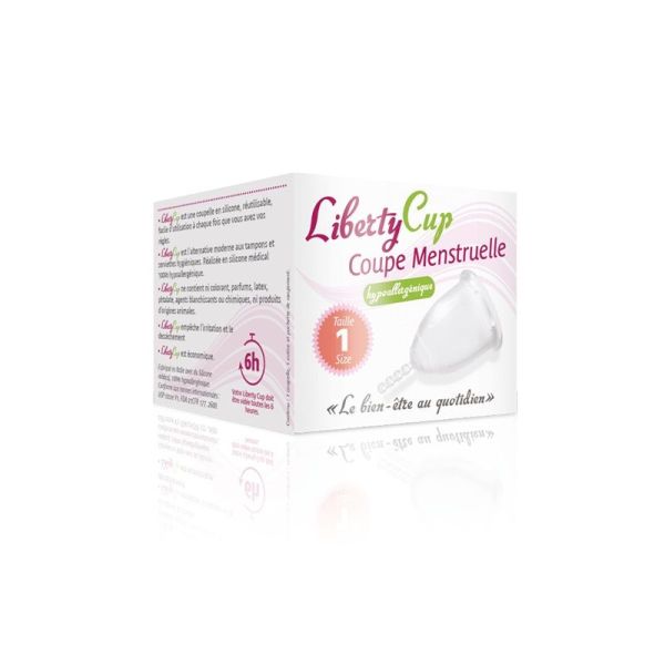 Liberty Cup Coupe Menstruelle Réutilisable en Silicone - Taille 1