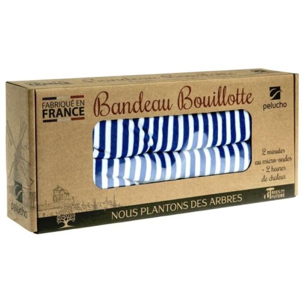 Pelucho Bouillotte Tour de Cou à la Lavande Bandeau - Soulage les tensions musculaires et libère du stress Coloris aléatoire