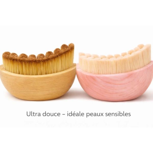 Nildor Brosse Visage Drainage Lymphatique Bois - Décongestion et Éclat Immédiat
