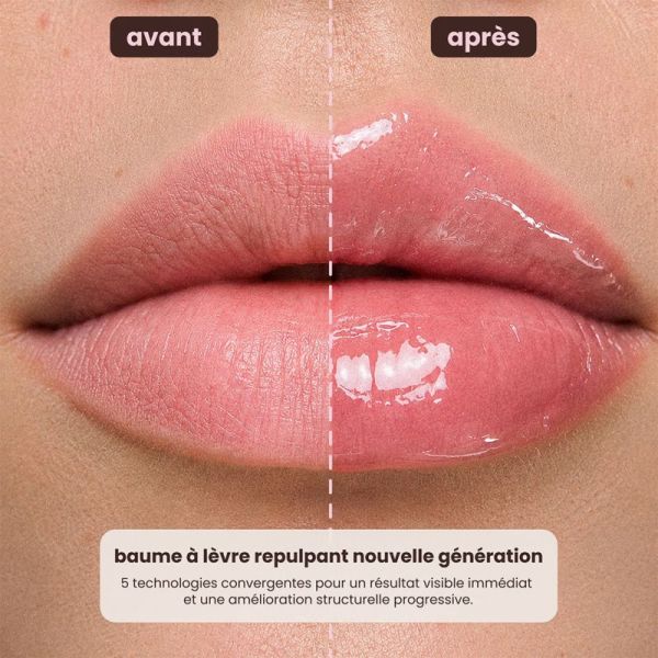 Paalm Baume à Lèvres Hydrakiss Frozen Mint 15 ml – Baume à lèvres repulpant extrême et hydratant transparent glossy