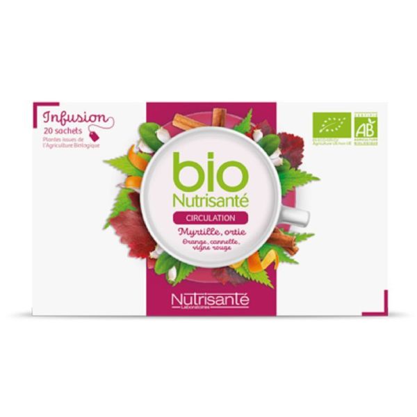 Nutrisanté Infusion Circulation Bio - 20 Sachets