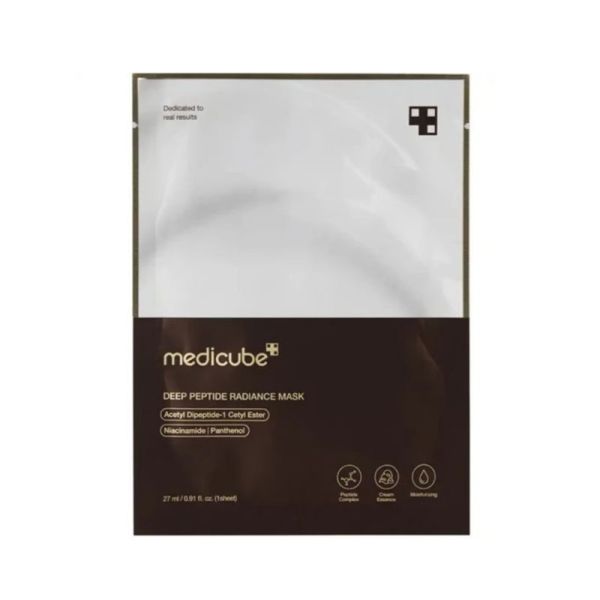 Medicube Deep Peptide Radiance Mask 27 ml - Masque dermo-cosmétique rides et fermeté