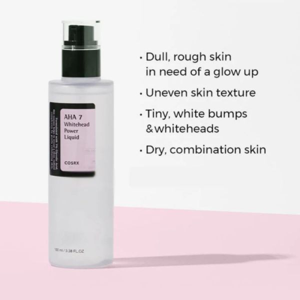 COSRX AHA 7 Whitehead Power Liquid 100ml - Lotion exfoliante clarifiante aux AHA