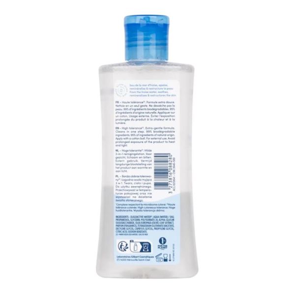 Neutraderm Baby Eau Nettoyante Douceur 3 en 1 - 200 ml - Nettoie, apaise et protège la peau