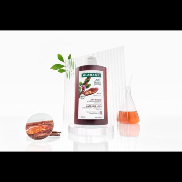 Klorane Shampoing à la Quinine Edelweiss Bio 400ml - Anti-chute et stimulant