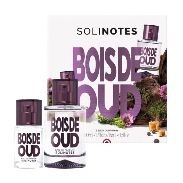 Solinotes Coffret Bois de Oud  - Eau de Parfum 50 ml + Spray 15 ml OFFERT