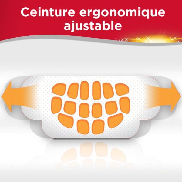 Thermacare Patch Auto-Chauffant Bas du Dos Boîte de 4 Patchs - Soulage les douleurs musculaires et articulaires