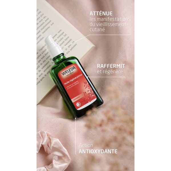 Weleda Huile Régénératrice à la Grenade 100ml – Fermeté et antioxydant