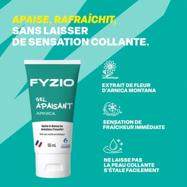 Gilbert Gel Apaisant Arnica 50ml – Apaisement des petits chocs et inconforts