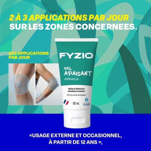 Gilbert Gel Apaisant Arnica 50ml – Apaisement des petits chocs et inconforts