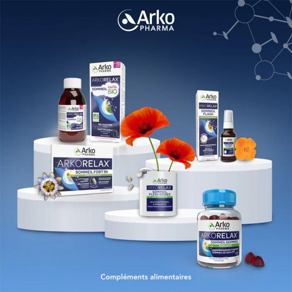 Arkopharma Arkorelax Sommeil Fort 8H 15 comprimés