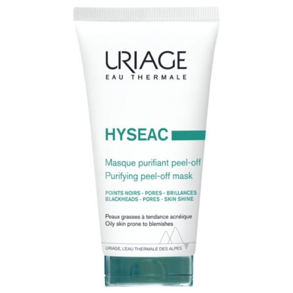 Uriage Hyséac Masque Purifiant Peel-off 50 ml - Resserre les pores et matifie la peau
