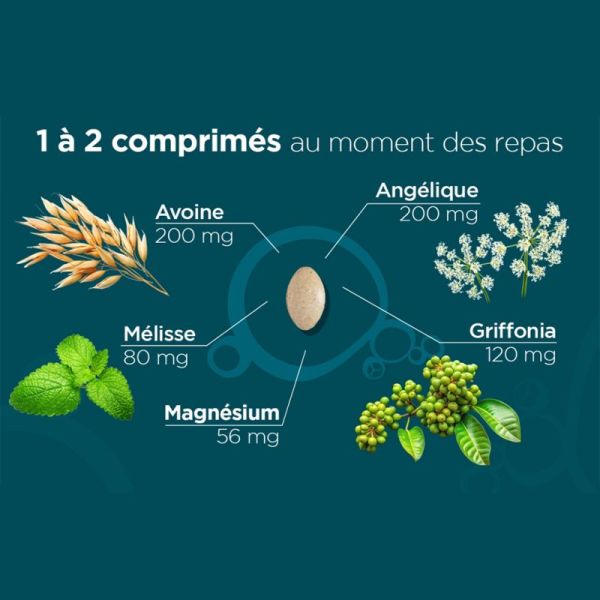 Lehning Zen & Calme - 40 comprimés - Apaise le stress, favorise la détente et l’équilibre émotionnel