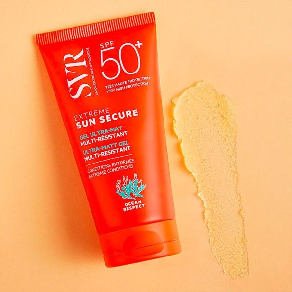 SVR Sun Secure Extreme Gel Ultra Mat Multi-Résistant SPF50+ - 50 ml - Multi-résistante, fini ultra-sec